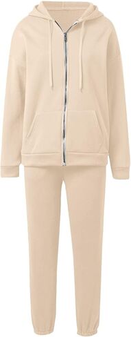 بدلة مسارات للسيدات من قطعتين مع Switshirt & Jogger Pant ، 2025 Fall Trendy Eversive Rathuit Outfit in Saudi Arabia