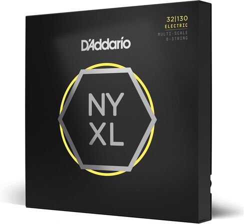 سلاسل الغيتار D'Addario باس - سلاسل باس NYXL - NYXL32130MS - قوة لا تضاهى ، استقرار ضبط ، استجابة محسّنة - ل 6 جيتارات باس متعددة الأسلاك - 32-130 ضوء منتظم ، متعدد ، متعدد ، متعددة. in Saudi Arabia
