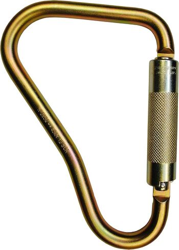 7430 8 1/4 in Steel Carabiner ، ANSI 45KN Auto Auto Twist Lock Clip Carabiner Clip ، Construction ، Tower Climbing ، Fetity Fall Protection in Saudi Arabia