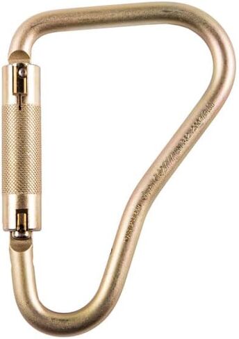 7430 8 1/4 in Steel Carabiner ، ANSI 45KN Auto Auto Twist Lock Clip Carabiner Clip ، Construction ، Tower Climbing ، Fetity Fall Protection in Saudi Arabia