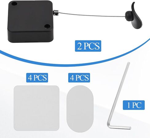 التحكم عن بُعد في Tether Tether Tether Control Security Lock Lannard مع قفل طول مقود الكبلات القابل للتعديل للتلفزيون ، وحكم ألعاب ، وصالة عرض الأجهزة اللوحية (6.5 قدم) in Kuwait