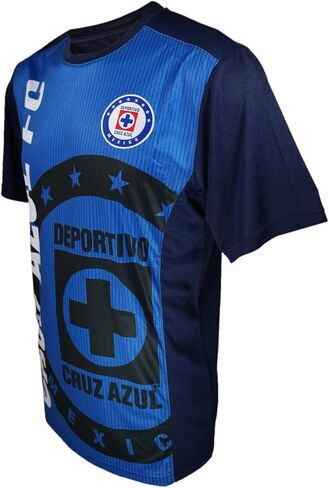 Icon Sports Men Cruz Azul Officially Licensed Soccer Poly Shirt Jersey -06 in Saudi Arabia