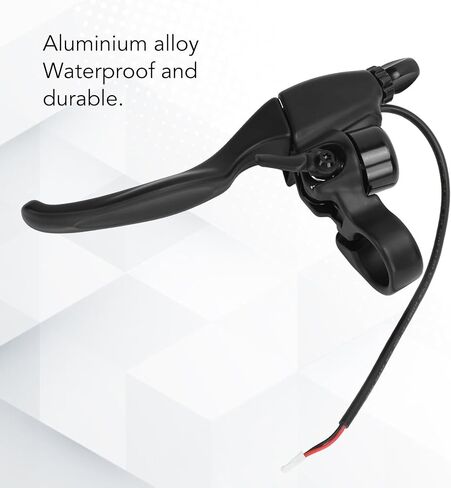 Electric Scooter Brake Lever, Right Hand Universal 3PIN Aluminium Alloy Ergonomic Scooter Brake Handle with Bell for Replacement in Saudi Arabia