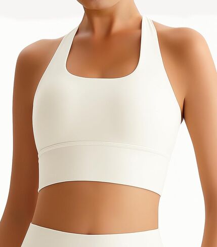 Unthewe Womens Cross Back Sports Bra for Running Yoga Gym - High Support Workout Bra with Removable Pads in Saudi Arabia