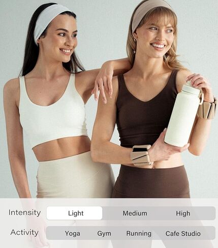 Unthewe Womens Cross Back Sports Bra for Running Yoga Gym - High Support Workout Bra with Removable Pads in Saudi Arabia