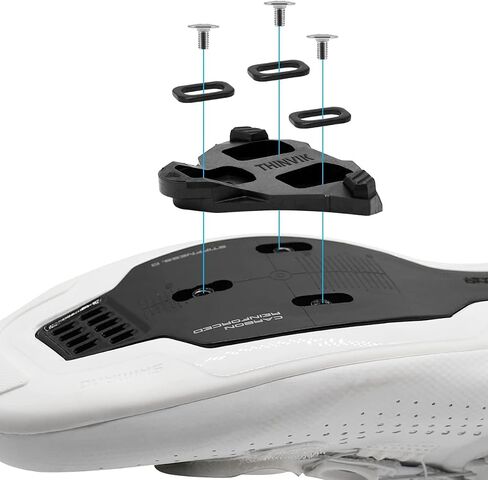 Bike Cleat for Look Keo Grip-0 and 3 Degree Float Replacement Cleat with Anti-Slip Rubber Design for Indoor&Outdoor Cycling in Saudi Arabia
