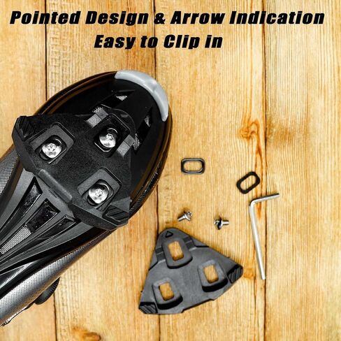 Bike Cleat for Look Keo Grip-0 and 3 Degree Float Replacement Cleat with Anti-Slip Rubber Design for Indoor&Outdoor Cycling in Saudi Arabia