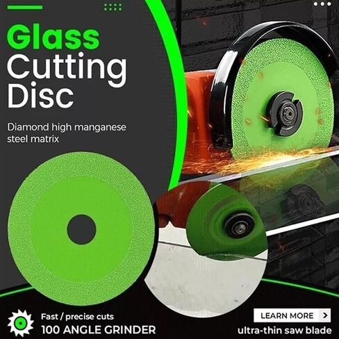 Aramox Glass Cutting Saw Vane/Wing Excellent Circular Grinding Wheel for Tile, with High Efficiency for Glass Cutting, Suitable for Electric Tools, Impact, 2 X Cutting Discs (2PCS) (6PCS) in Saudi Arabia
