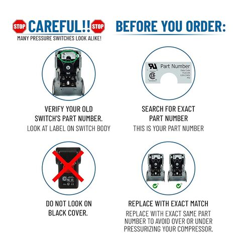 10LC2EDE ضغط التبديل 120-150 PSI in Kuwait