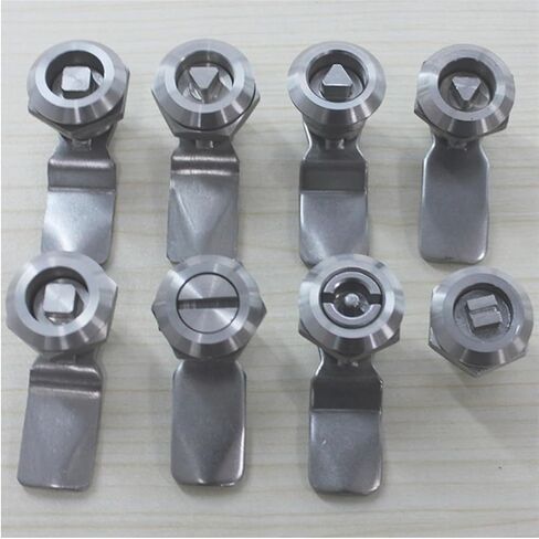 Stainless Steel Triangle Cam Lock MS705 Cabinet Locks Power Distribution Box Switch Cabinet Equipment Control Cabinet Lock 1Pcs(Key-Wing) in Saudi Arabia