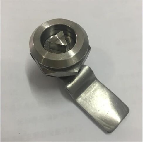 Stainless Steel Triangle Cam Lock MS705 Cabinet Locks Power Distribution Box Switch Cabinet Equipment Control Cabinet Lock 1Pcs(Key-Wing) in Saudi Arabia