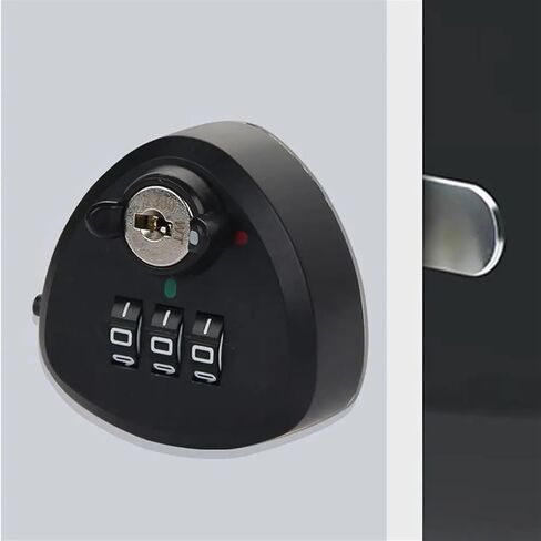 3 Digital Combination Lock Zinc Alloy Cupboard Drawer Lock Security Code Lock with Key Mailbox Password Lock 1Pcs(Style 1) in Saudi Arabia
