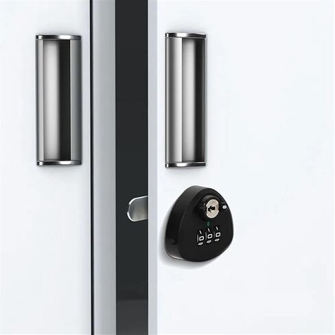 3 Digital Combination Lock Zinc Alloy Cupboard Drawer Lock Security Code Lock with Key Mailbox Password Lock 1Pcs(Style 1) in Saudi Arabia
