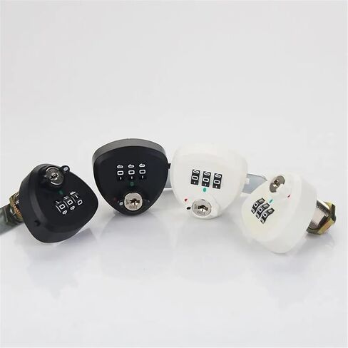 3 Digital Combination Lock Zinc Alloy Cupboard Drawer Lock Security Code Lock with Key Mailbox Password Lock 1Pcs(Style 1) in Saudi Arabia