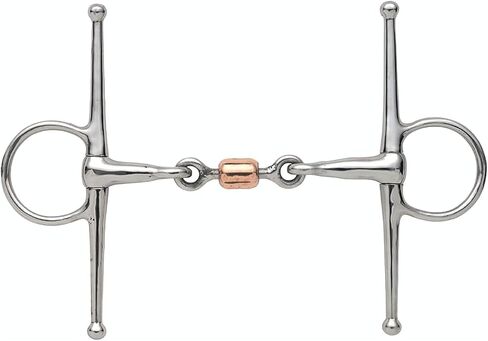 Full Cheek Snaffle Bit with Copper Peanut Stainless Steel for Horse in Saudi Arabia