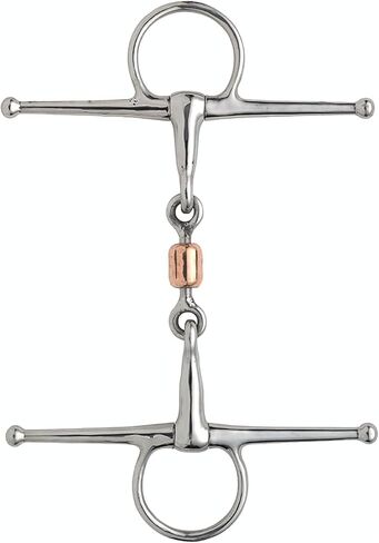 Full Cheek Snaffle Bit with Copper Peanut Stainless Steel for Horse in Saudi Arabia