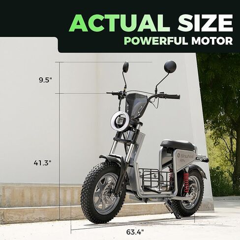 isinwheel Electric Scooter Adults ، 21/38 mph speed top و 28/43 Miles Range ، 14/16 '' Fat Tyre Scooter للبالغين مع إشارات الانعطاف وأضواء المزاج ، التطبيق ، 1200 واط دراجة نارية كهربائية قوية مع مقعد مع مقعد in Kuwait