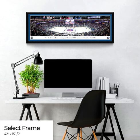 New York Islands - لعبة الافتتاح في UBS Arena - ملصقات بانورامية وصور مؤطرة من Blakeway Panoramas in Saudi Arabia