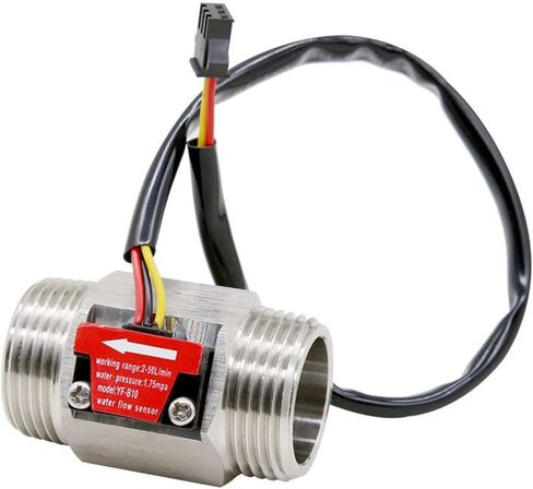 1inch Stainless Steel Water Flow Sensor Flowmeter 1.75MPa DC3.5~24V NPN Hall Turbine Flow Switch Sensor in Saudi Arabia