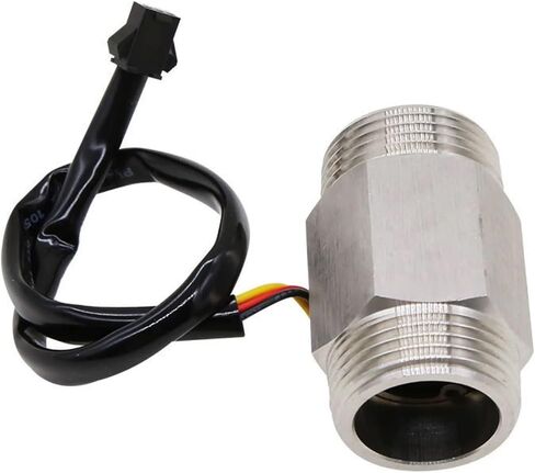 1inch Stainless Steel Water Flow Sensor Flowmeter 1.75MPa DC3.5~24V NPN Hall Turbine Flow Switch Sensor in Saudi Arabia