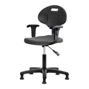 توماس ECOM TPDHCH-RG-A1-RG كرسي المكتب الصناعي الأساسي للمكتب الصناعي مع قاعدة نايلون أسود ، ذراع قابلة للتعديل ، انزلاق in Kuwait