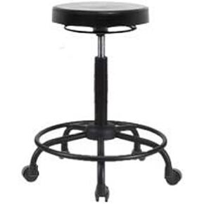 Thomas ECOM PHBSO-RT-RC Polyurethane High Bench Height Stool with Round Tube Base, Casters in Saudi Arabia