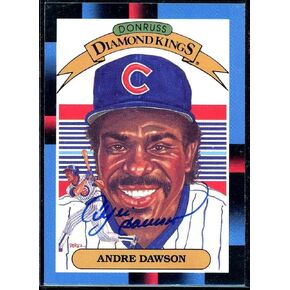 بطاقة Andre Dawson DK 1988 Donruss #9 توقيع COA JSA - بطاقات موقعة للبيسبول in Kuwait
