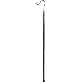 SSWBasics Chrome Reach Garment Hook - Durable Chrome Clothes Hook Pole - Adjustable High Reach Garment Hook - Extendable Metal Clothing Hook Pole for Retail, Boutique, and Home Closet Organization in Saudi Arabia