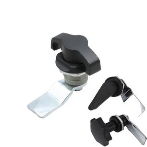 MS714-3 Black Handle Cabinet Cam Lock Zinc Alloy T Shape Rotary Unlock for Distribution Box Switchgear Control Cabinet 1Pcs(MS714 1) in Kuwait