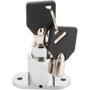 JK541 19mm Hole Diameter 23mm Functional Length Tubular Key Push Controlled Cylinder Cam Lock 1Pcs in Kuwait