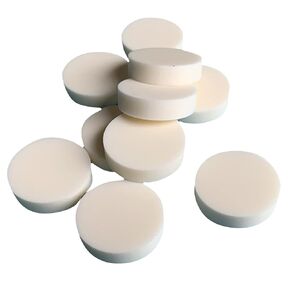 Alumina Ceramic Round Plate Insulating Alumina Ceramic Sheet for Handmade Models, Thickness 2mm, 10Pcs in Saudi Arabia