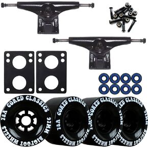 TGM Skateboards Core 6.0 Black Longboard Trucks Package Bigfoot 97mm Cored Classics Black in Kuwait