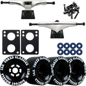 TGM Skateboards Core 6.0 Raw Longboard Trucks Wheels Package Bigfoot 97mm Cored Classics Black in Kuwait