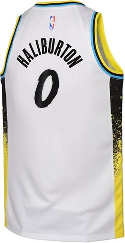 Outerstuff Tyrese Haliburton Indiana Pacers NBA White #0 Kids Youth 8-20 City Edition Swingman Player Jersey in Saudi Arabia