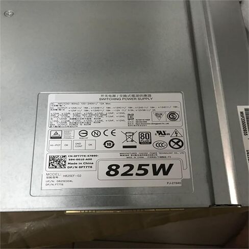 1PC PSU لـ T5810 T7810 T7910 825W مزود الطاقة H825EF-02 D825EF-02 C2TXD W1FJK 0FT7T DR5JD CVMY8 in Saudi Arabia