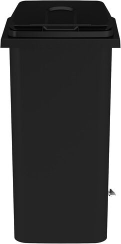 سافكو خطوة على المهملات البلاستيكية الداخلية علبة للمنزل ، والاستخدام التجاري والصناعي ، والتخلص من اليدين ، 32 جالون ، أسود in Kuwait