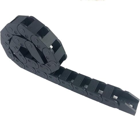 Industrial Equipment Cable Chain 10x10 R=18/28/38 L1000mm Drag Chain Wire Carrier with End Connectors for CNC Router Machine Towing Chain(28mm) in Saudi Arabia