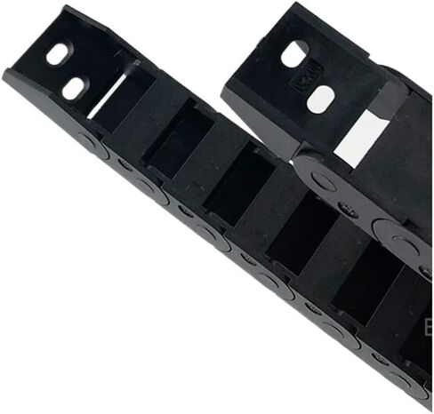 Industrial Equipment Cable Chain 10x10 R=18/28/38 L1000mm Drag Chain Wire Carrier with End Connectors for CNC Router Machine Towing Chain(28mm) in Saudi Arabia