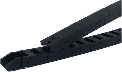 Industrial Equipment Cable Chain 10x10 R=18/28/38 L1000mm Drag Chain Wire Carrier with End Connectors for CNC Router Machine Towing Chain(28mm) in Saudi Arabia