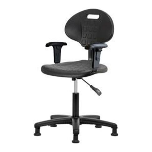 توماس ECOM TPDHCH-RG-A1-RG كرسي المكتب الصناعي الأساسي للمكتب الصناعي مع قاعدة نايلون أسود ، ذراع قابلة للتعديل ، انزلاق in Kuwait