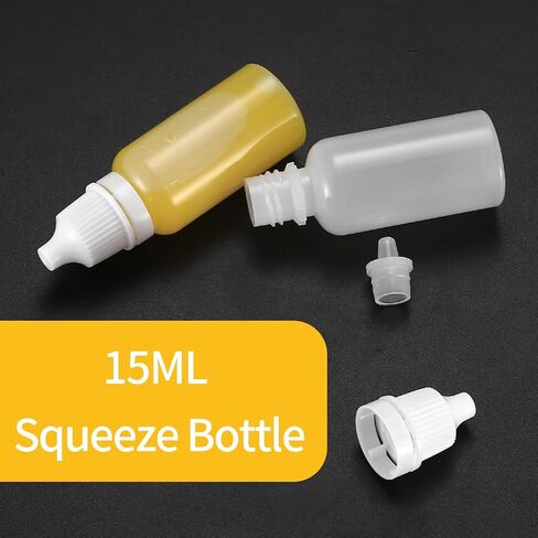 6 Pcs 15 ML Dropper Bottles, Squeezable Liquid Dropper Bottles Dispenser, Empty Squeeze Bottle for Lab Home in Saudi Arabia