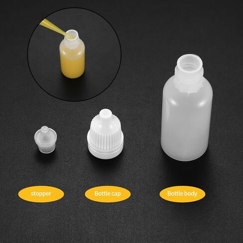 6 Pcs 15 ML Dropper Bottles, Squeezable Liquid Dropper Bottles Dispenser, Empty Squeeze Bottle for Lab Home in Saudi Arabia
