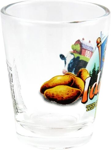 Idaho Gem State Elements Shot Glass in Saudi Arabia