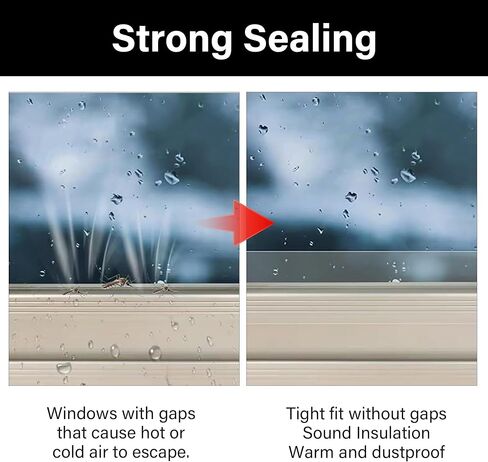 Weather Stripping Window Seal Tape, Transparent Clear Tape for Window and Door Insulation, Soundproof in Saudi Arabia
