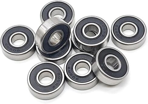 10PCS 608RS 8X22X7 mm Bearing ABEC-7 Skateboard Scooter 608 2RS Ball Bearing Miniature Skate Roller 608-2RS 608 RS Bearings in Saudi Arabia