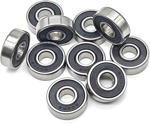 10PCS 608RS 8X22X7 mm Bearing ABEC-7 Skateboard Scooter 608 2RS Ball Bearing Miniature Skate Roller 608-2RS 608 RS Bearings in Saudi Arabia