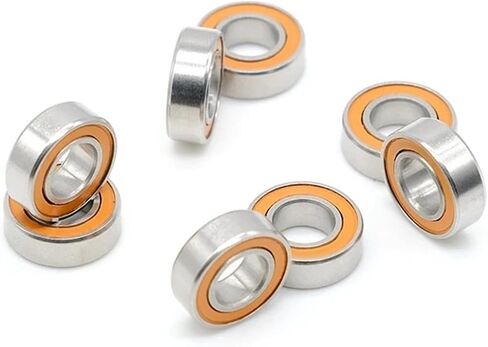 SMR126 2RS CB 6x12x4 MM (2PCS) Fishing Reel Stainless Steel Hybrid Ceramic Ball Bearing ABEC-7 LD SMR126 2RS CB in Saudi Arabia