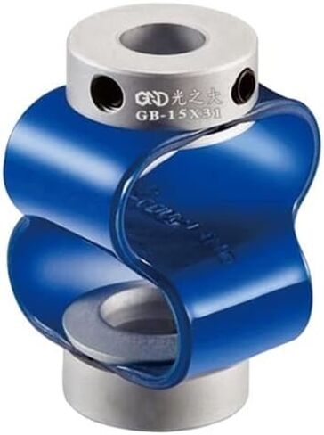 مفاصل عالمية توصيل عمود اقتران مادة الألومنيوم D25 L56 TPU 8 خطوط تشفير مقرنة مرنة لمحرك المؤازرة لتوصيل السيارات النموذجية ، والسفن النموذجية ، والروبوتات ، وآخر (القطر الداخلي: 15x15) in Kuwait