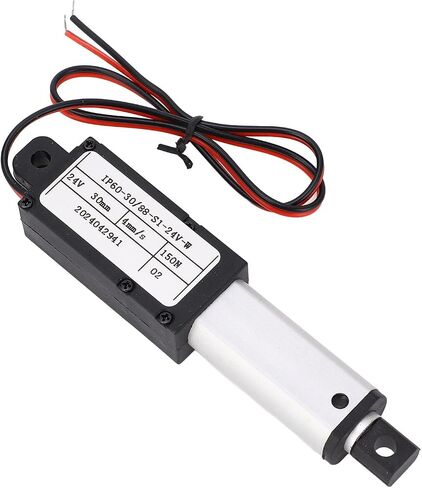 Mini Electric Linear Actuator 24V ، سرعة محرك المحرك الخطي 150N IPX4 30 مم لسكتة دماغية للآلات الصناعية للباب الكهربائي in Saudi Arabia