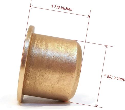 متجر ROP | (حزمة من 4) بوابات العجلات OD 1-5/8 "، معرف 1-1/4" ، شفة OD 2 "، ارتفاع 1-3/8" in Saudi Arabia